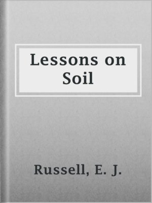 cover image of Lessons on Soil